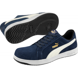 ICONIC SUEDE NAVY LOW S1PL ESD