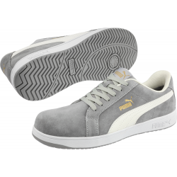 ICONIC SUEDE GREY LOW S1PL ESD